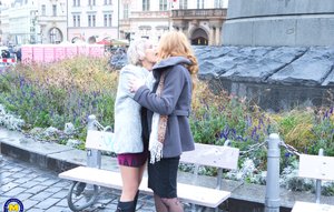 Mature NL are proud to present you with a free pics featuring mesmerizing lass in lesbian fun scene